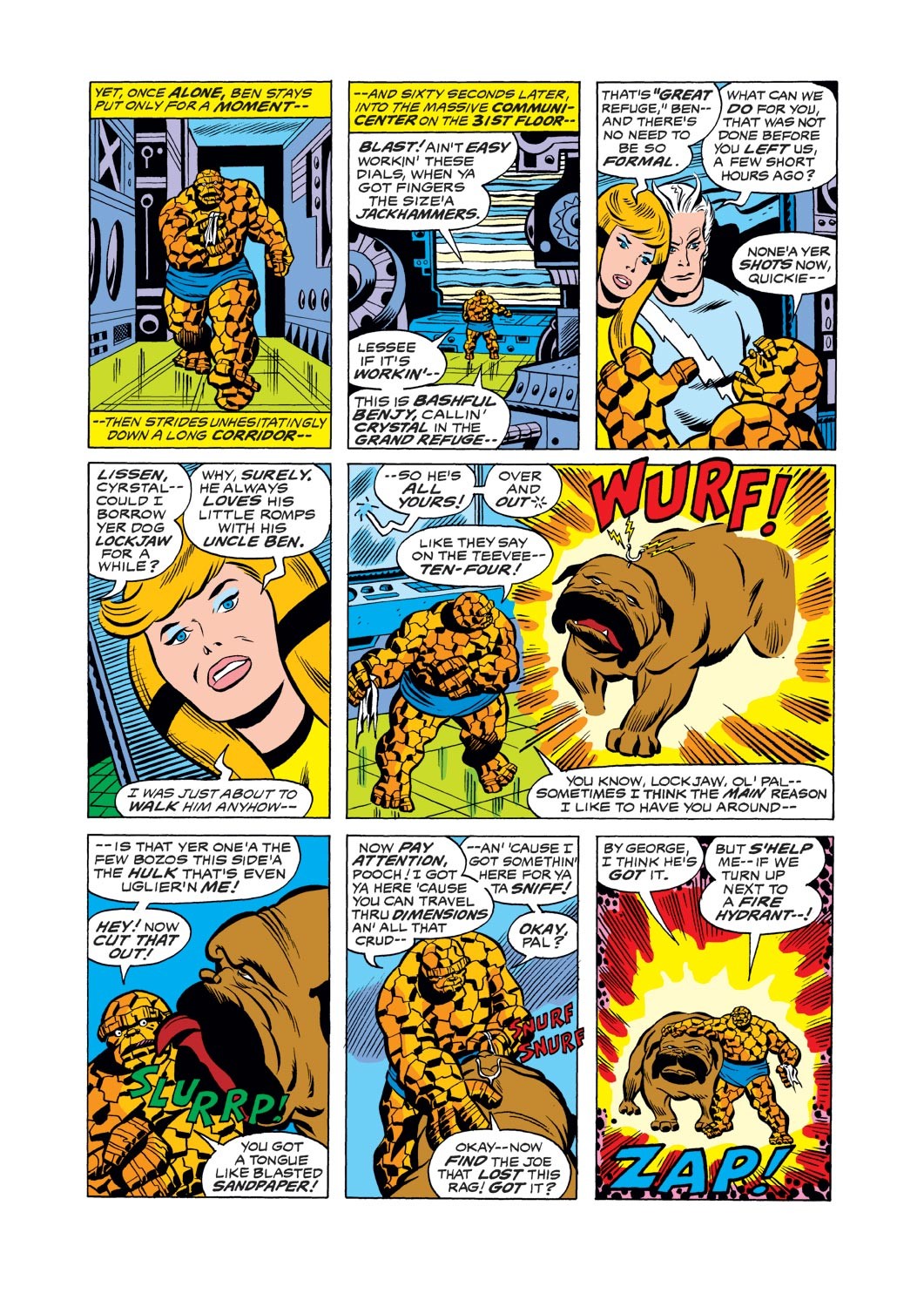 John Buscema - Fantastic Four - in One World-and Out The Other!