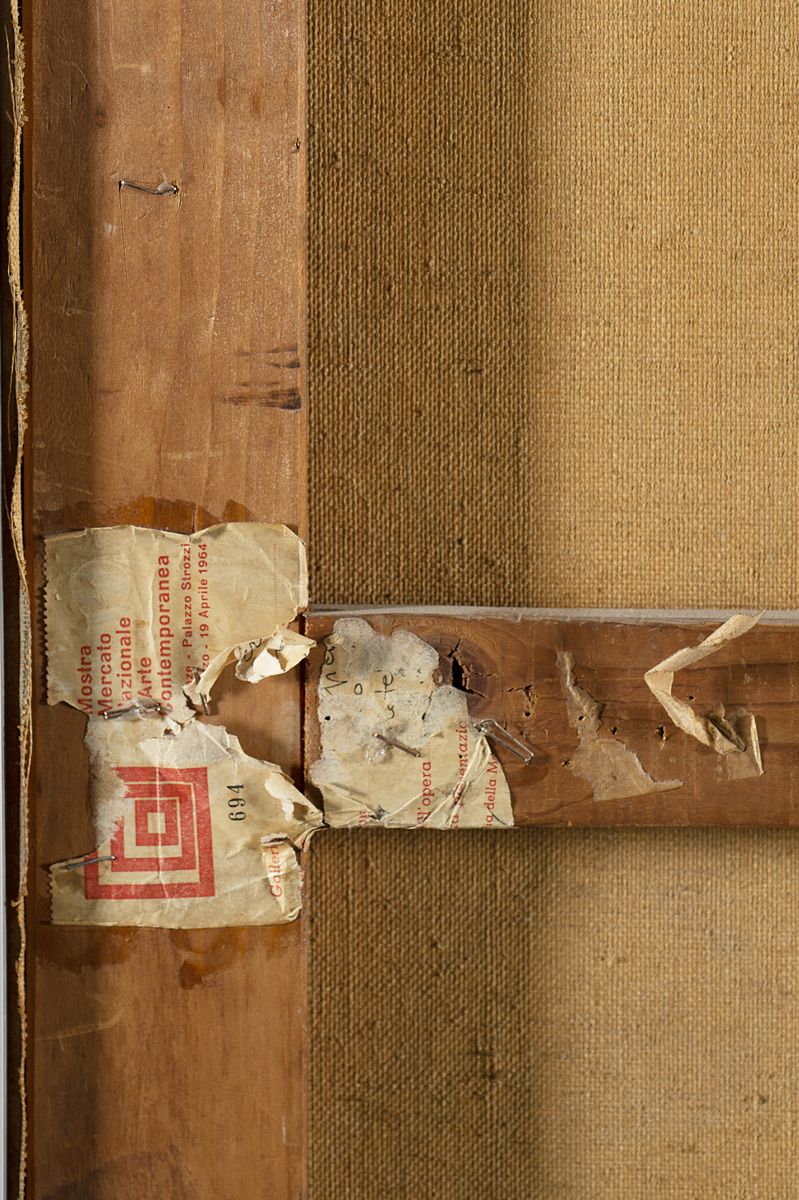 Giuseppe Capogrossi - Superficie 225, olio su tela