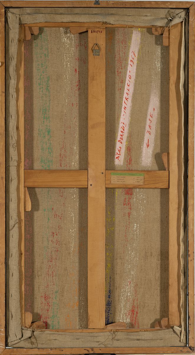 Piero Dorazio - Intralcio, olio su tela, 1967