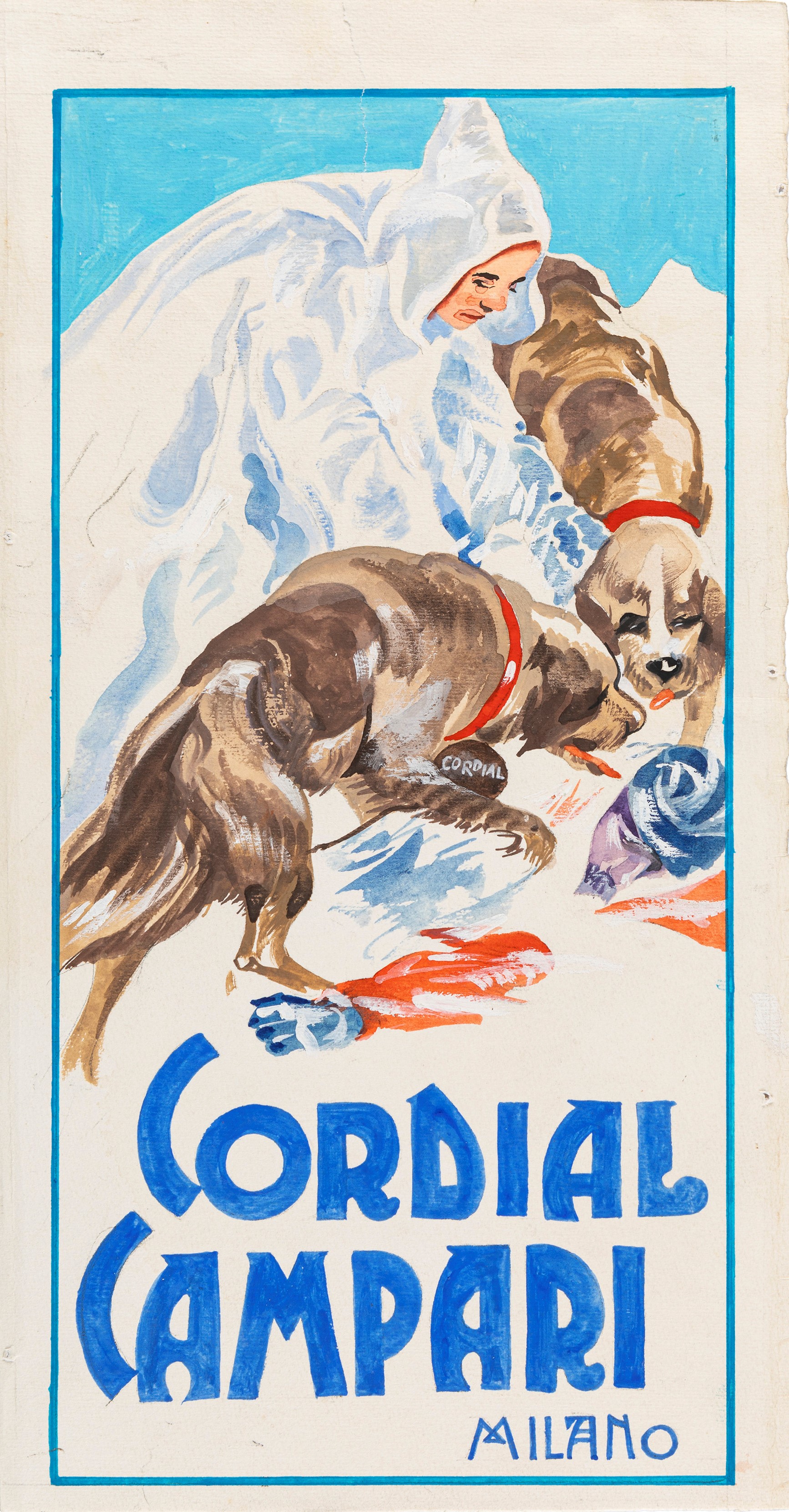 Adolf Hohenstein (attr.) - Cordial Campari 1904 | Original Comic
