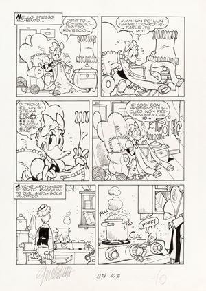 Donald Duck alone against everyone