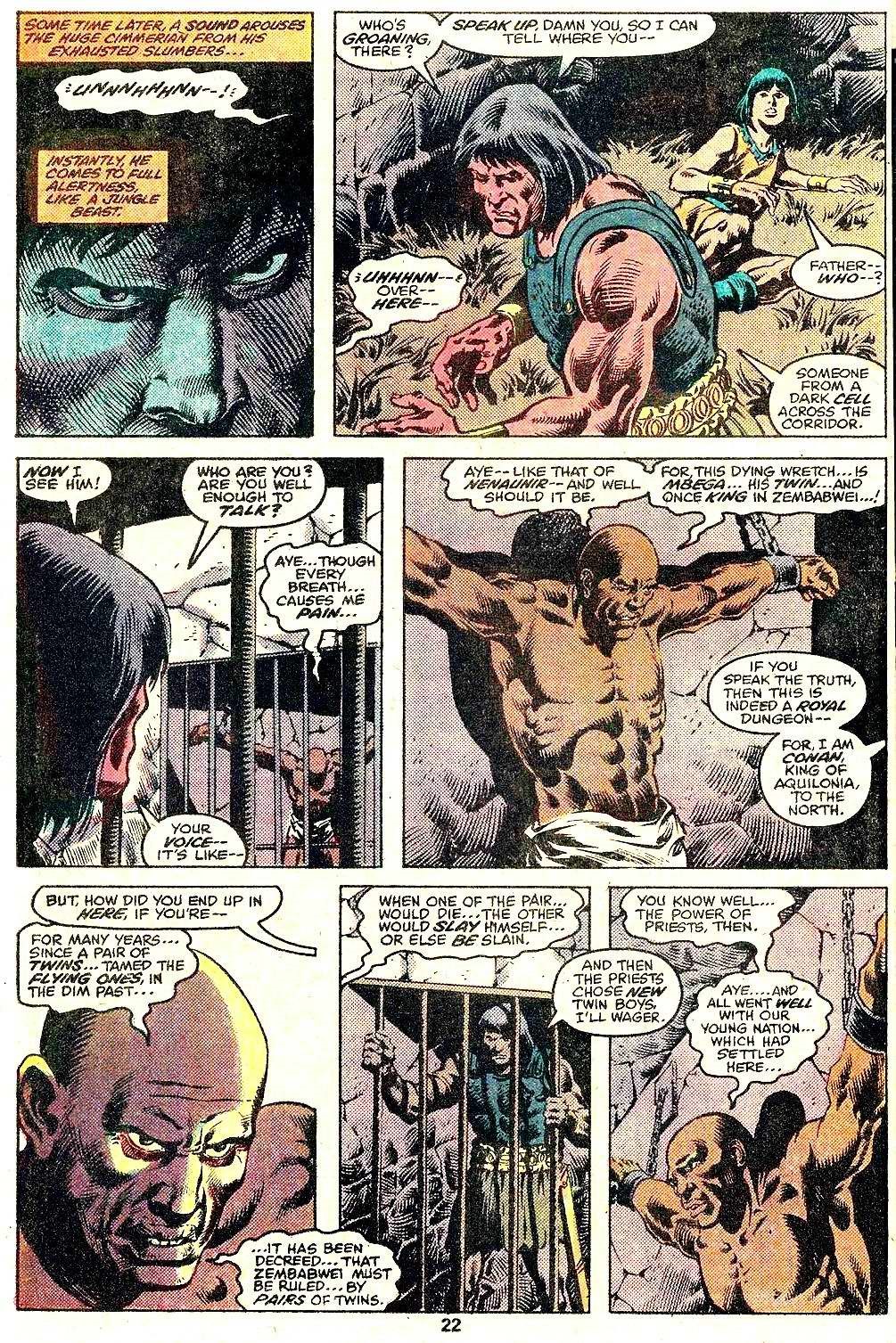John Buscema - King Conan - Red Moon Of Zembabwei!