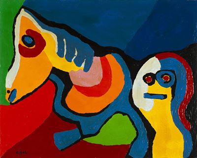Senza titolo, olio su tela, 1971