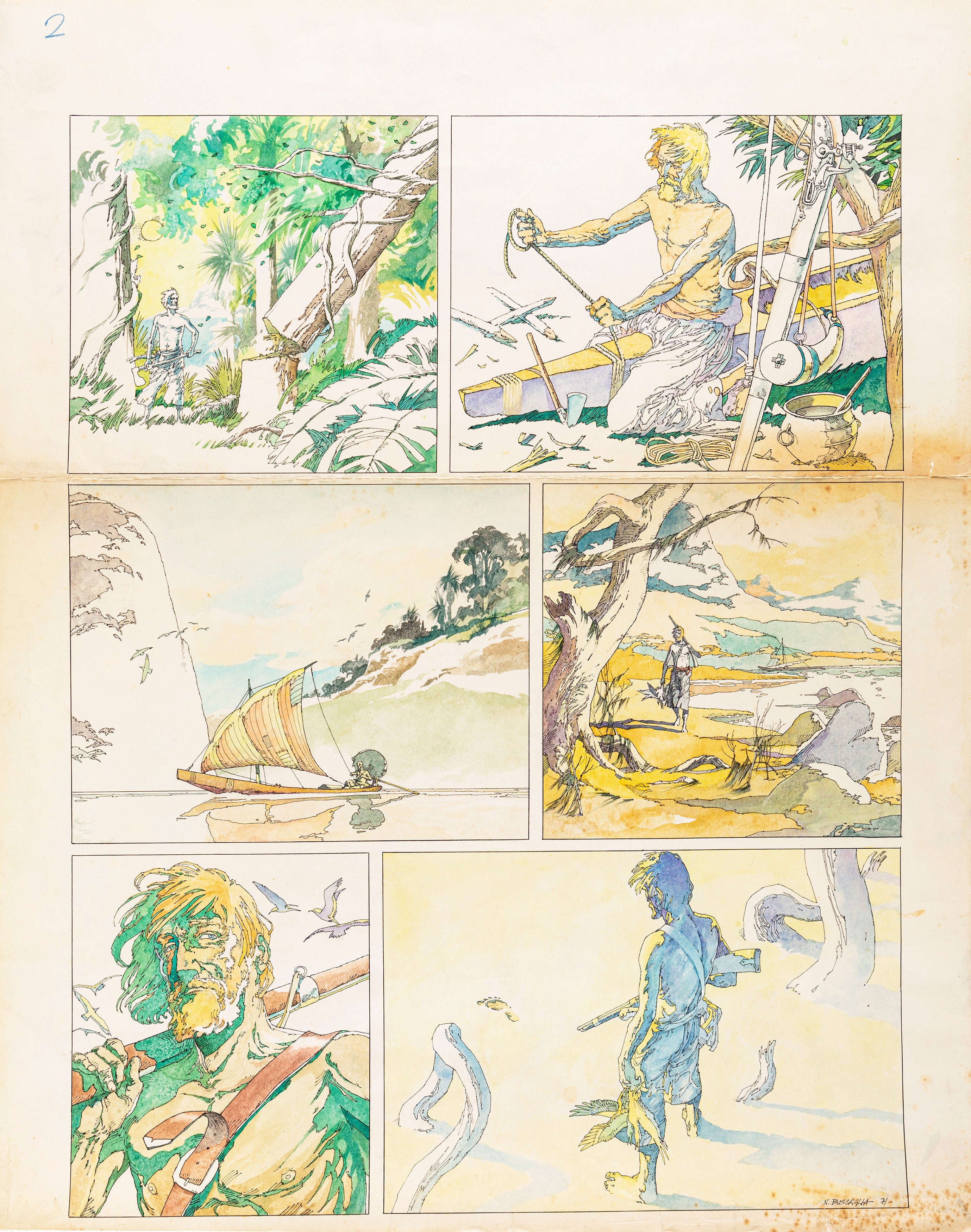 Enrique Breccia - Robinson Crusoe