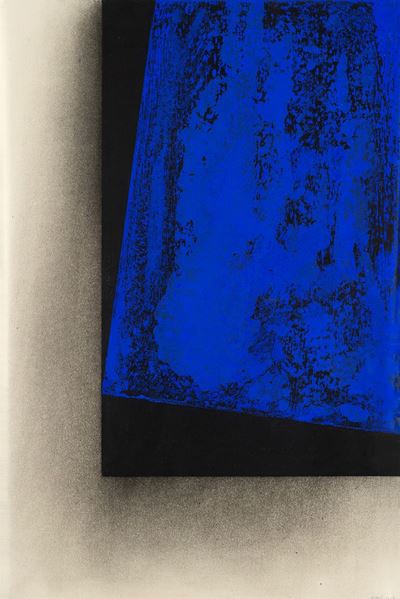 Senza titolo, pigmenti e pastello su cartone