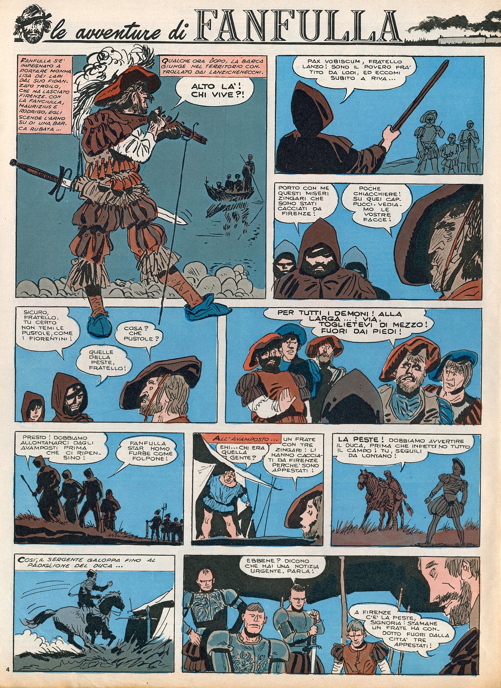 Hugo Pratt - Le Avventure di Fanfulla