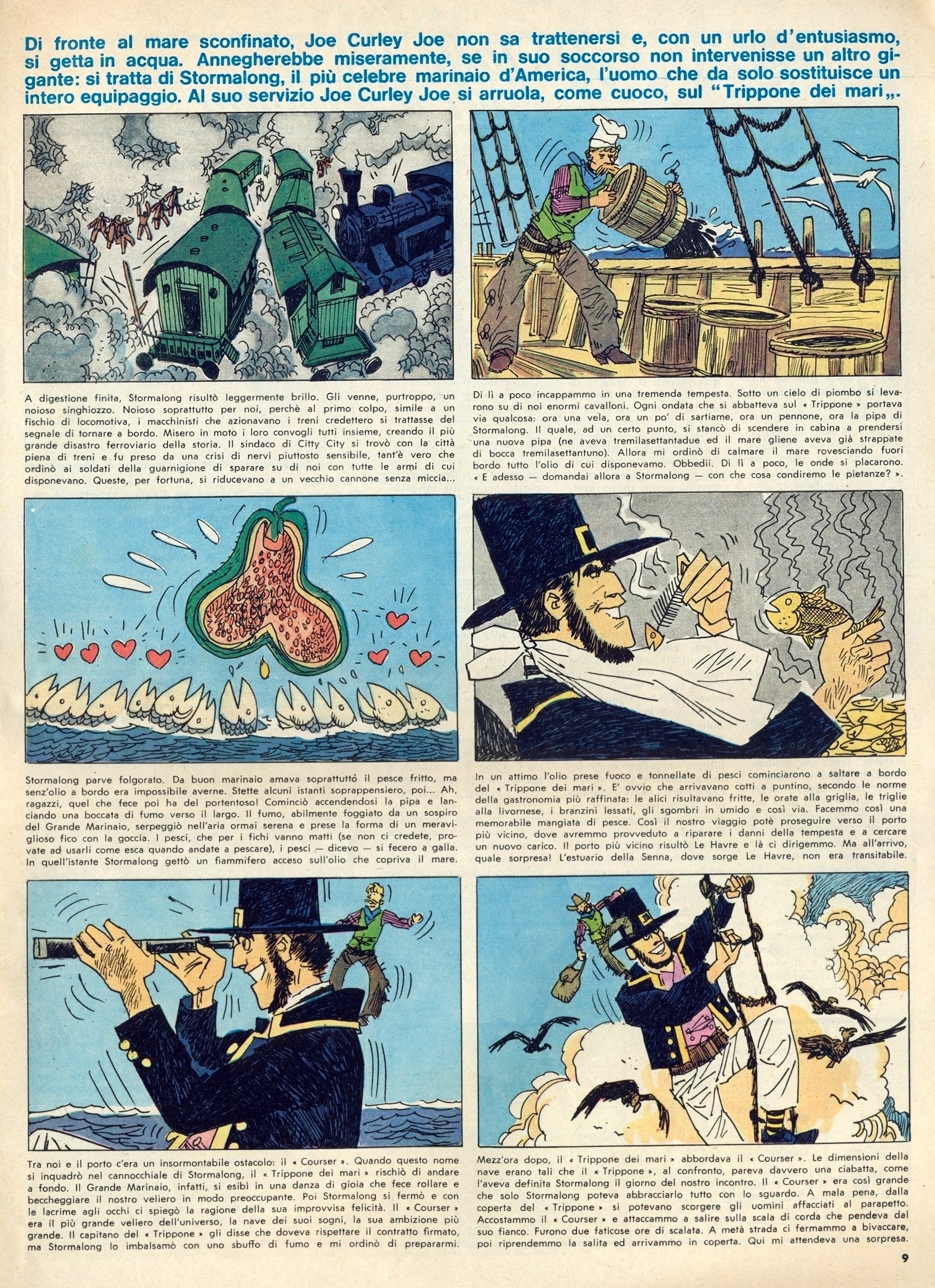 Hugo Pratt - Il Favoloso West: i Giganti Burloni