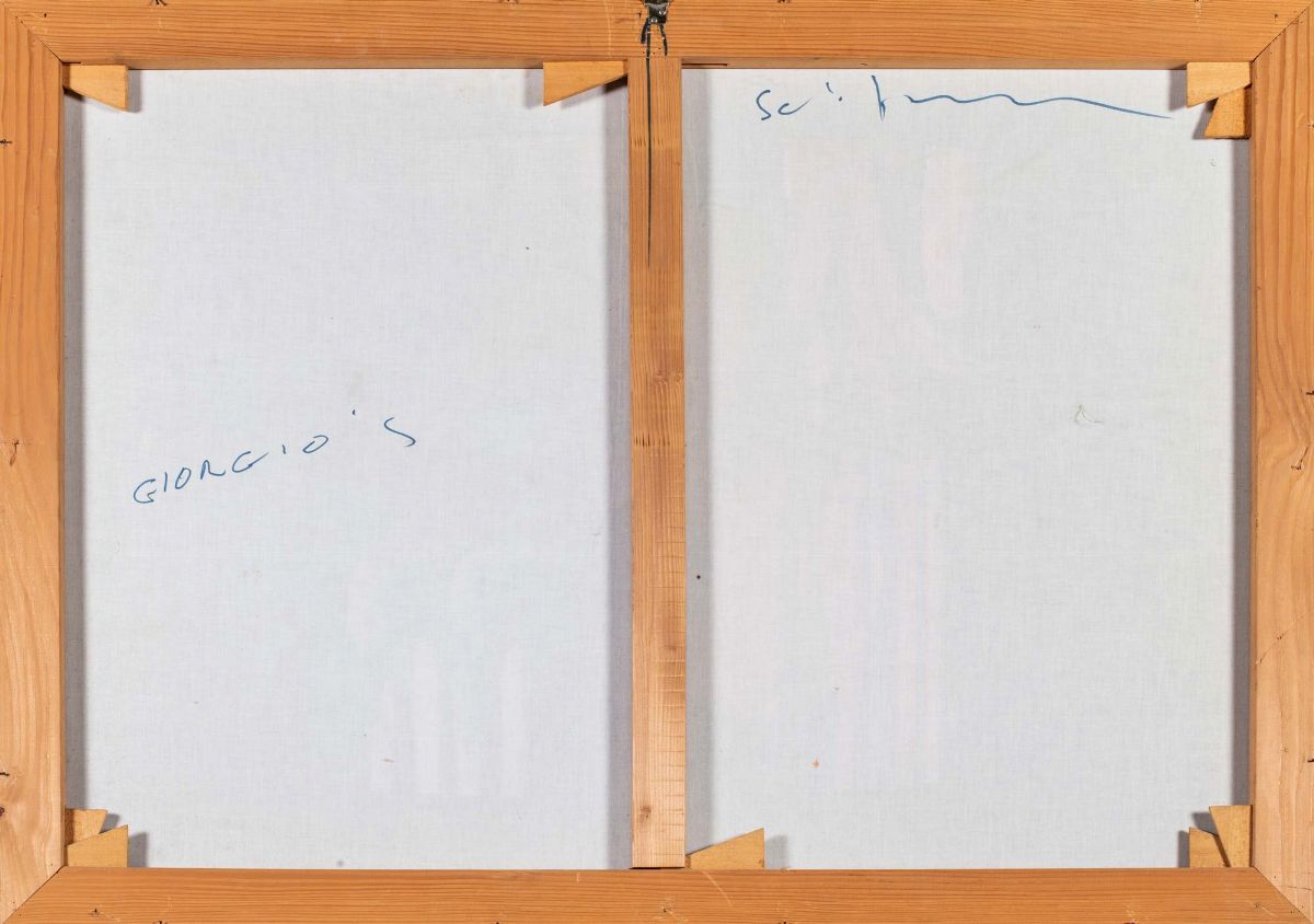 Giulio Turcato - Diagonale, tecnica mista