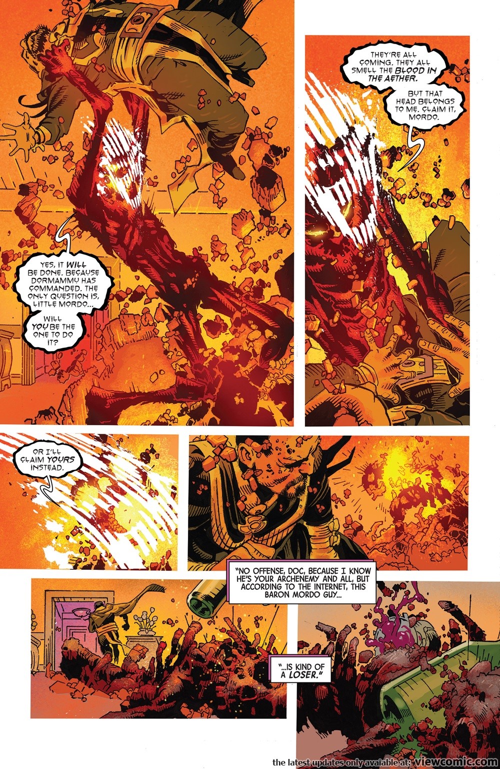 Chris Bachalo - Doctor Strange - Blood in The Aether