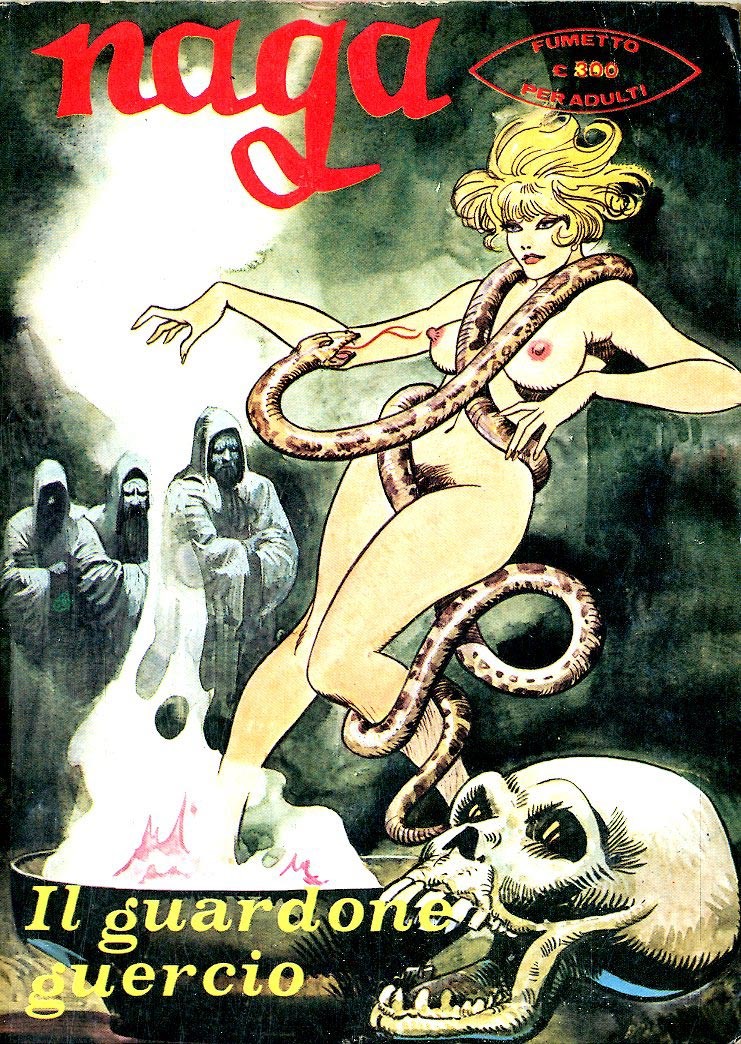 Leone Frollo - Il guardone guercio - Copertina originale per Naga n. 10