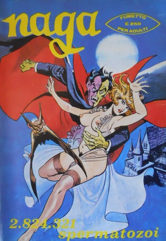 Leone Frollo - Naga - 2.824.321 spermatozoi, matita, acquerello e tempera su cartone
