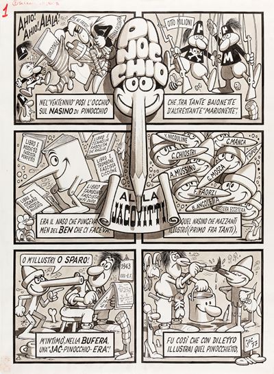 Pinocchio alla Jacovitti