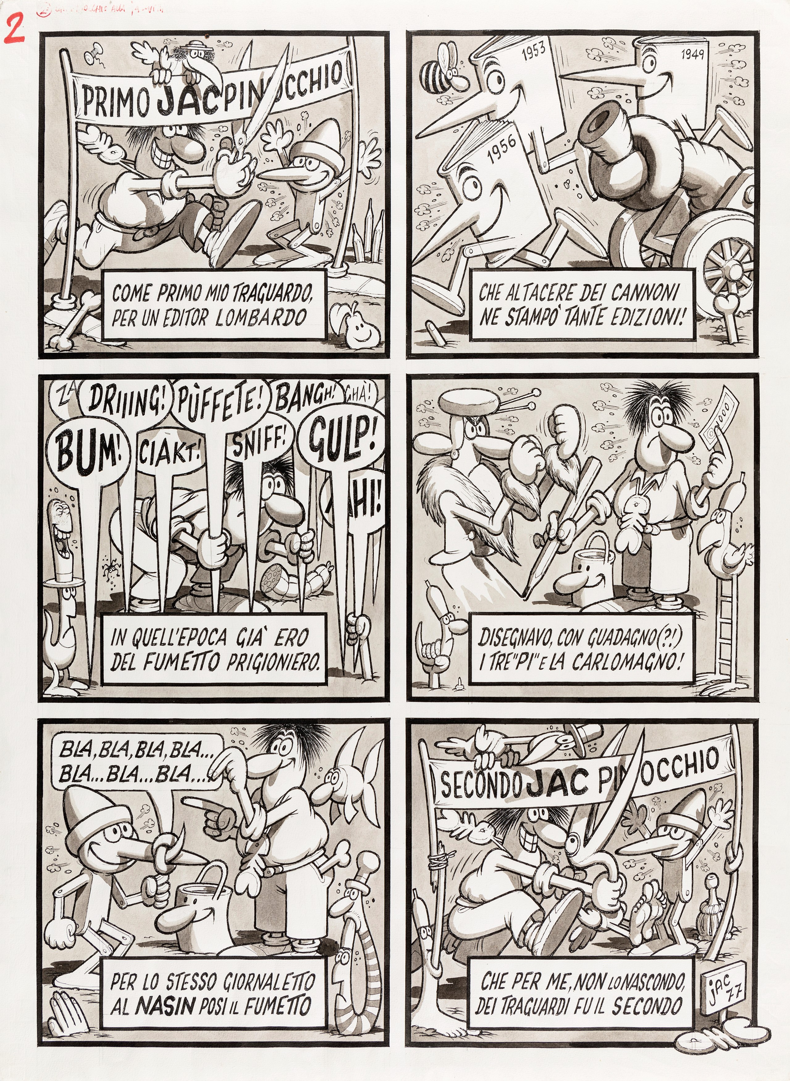 Pinocchio alla Jacovitti