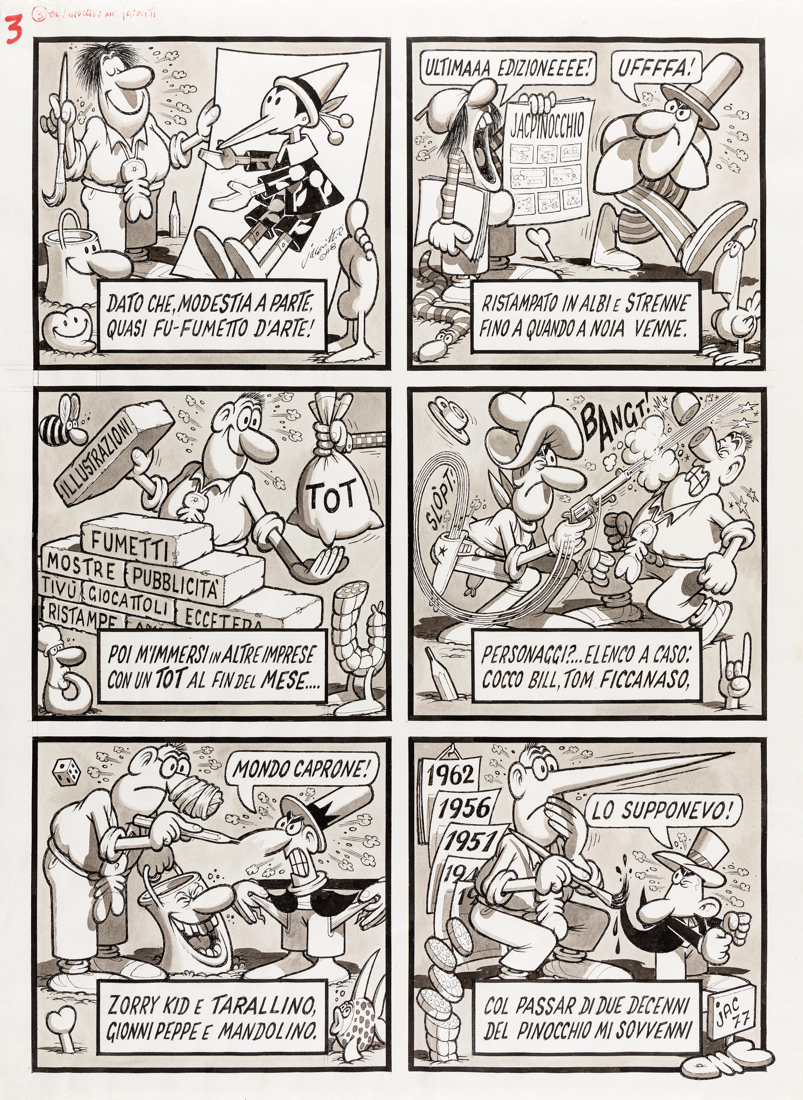 Pinocchio alla Jacovitti