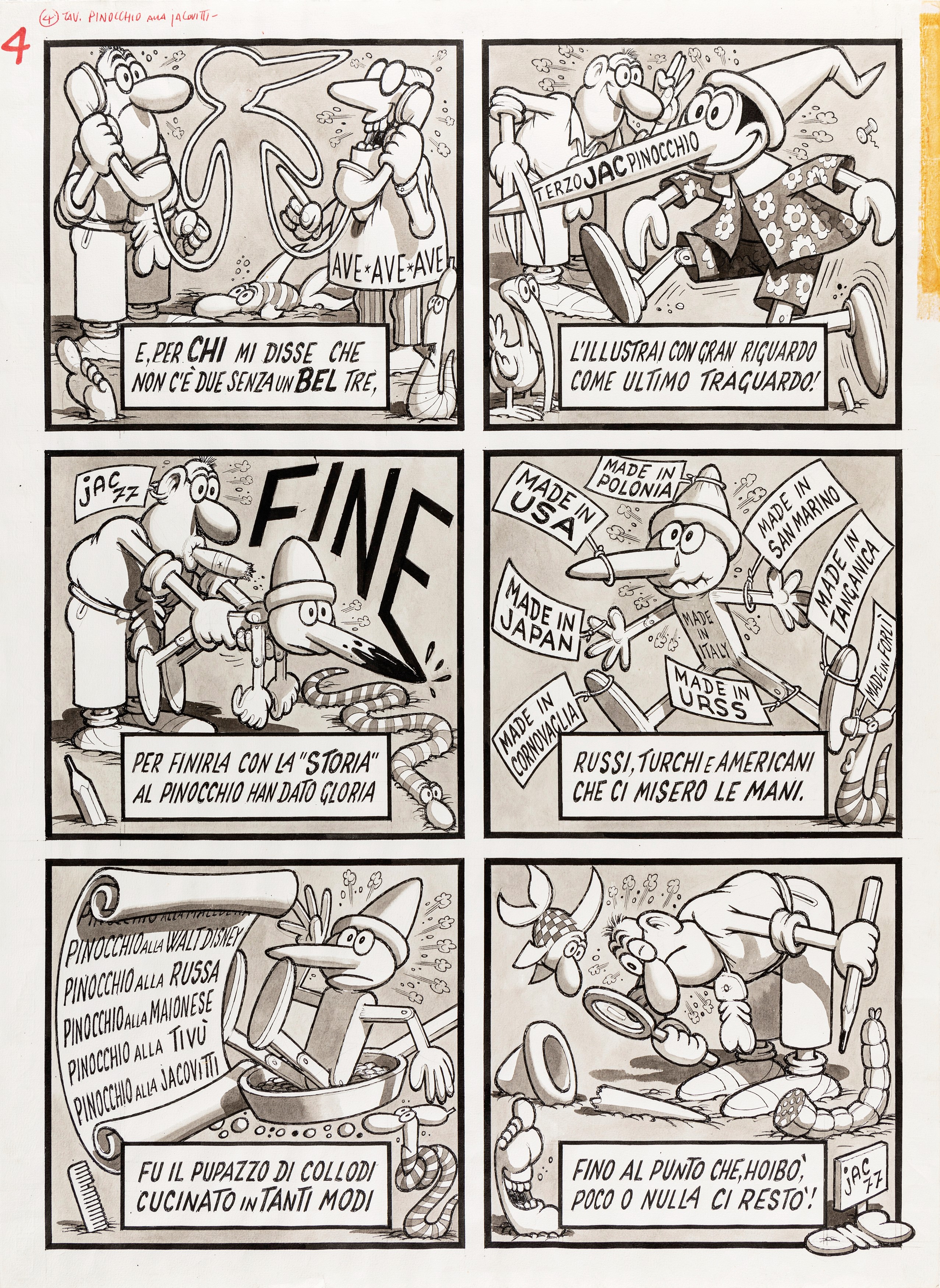 Pinocchio alla Jacovitti