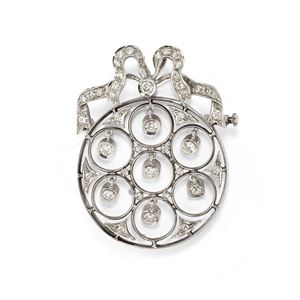  - Spilla-pendente con diamanti