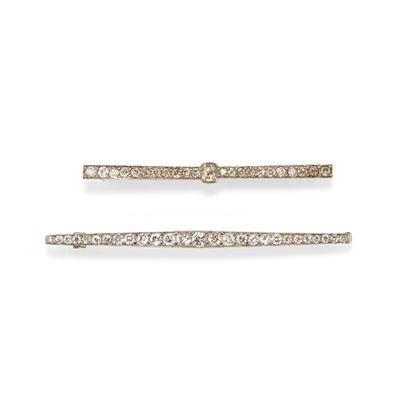 Spille in oro bicolore 18k con diamanti taglio vecchio