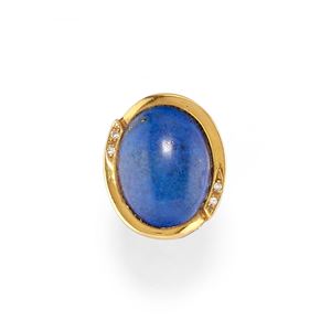 Anello con lapislazzuli