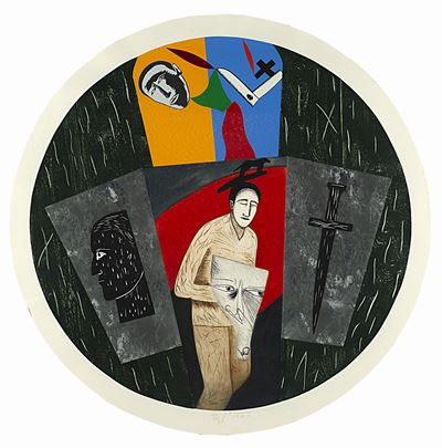 I Cinque Continenti: America, acquaforte, puntasecca, aquatinta, xilografia, carborundum, serigra...