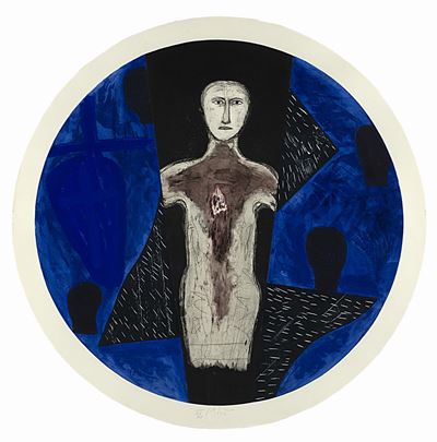 I Cinque Continenti: Oceania, acquaforte, puntasecca, aquatinta, xilografia, carborundum, serigra...