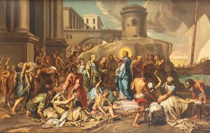Jesus heals the crippled