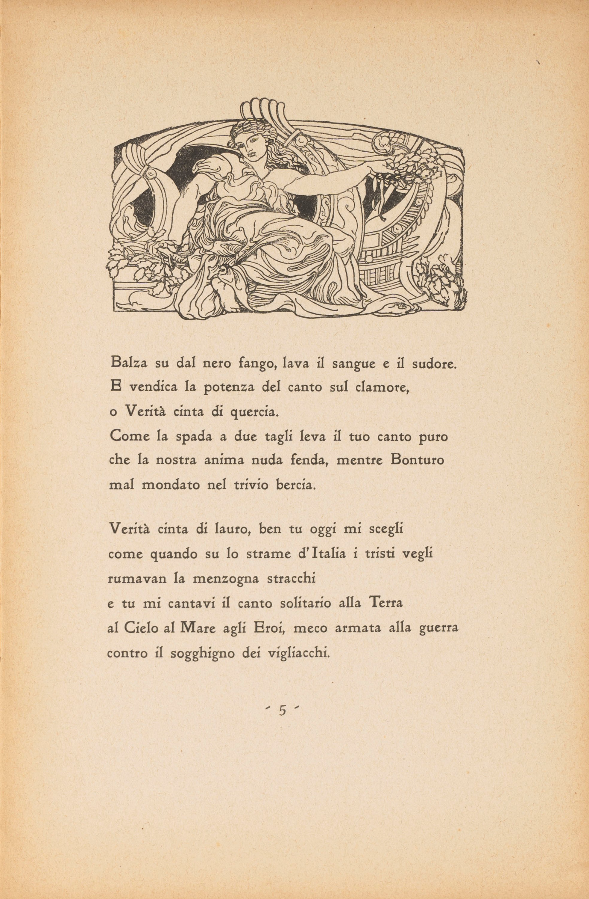Gabriele D'annunzio - Cantico per L'ottava della Vittoria