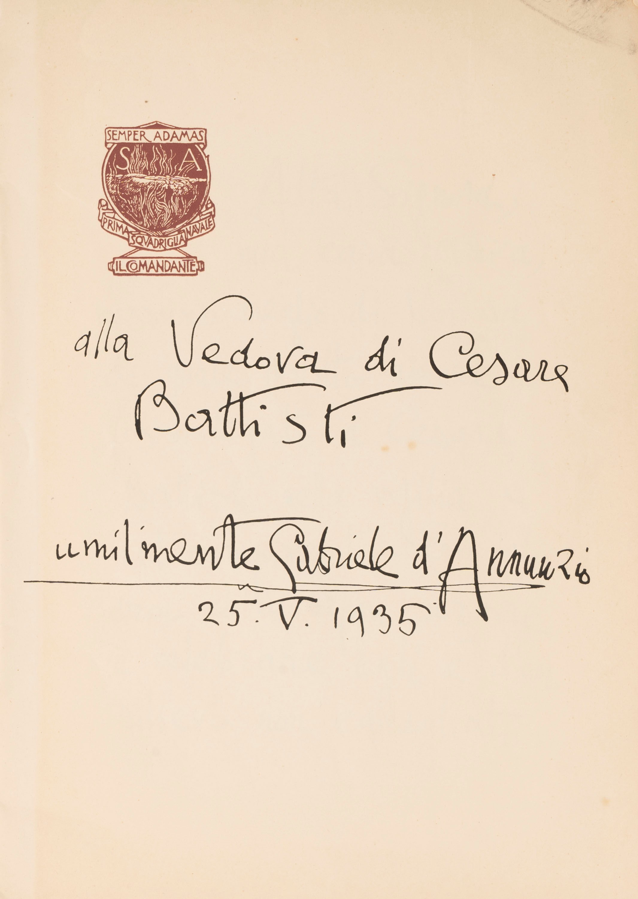 Gabriele D'annunzio - Cantico per L'ottava della Vittoria