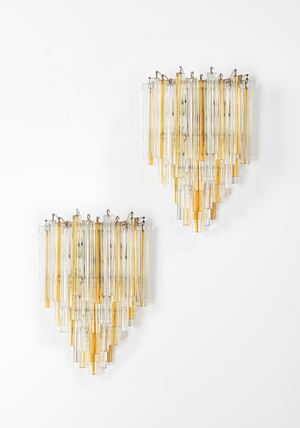 Pair of wall lamps