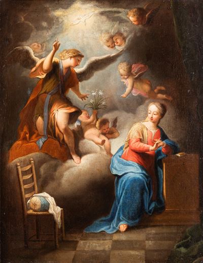 Giuseppe Antonio Luchi, Annunciazione, olio su tela
