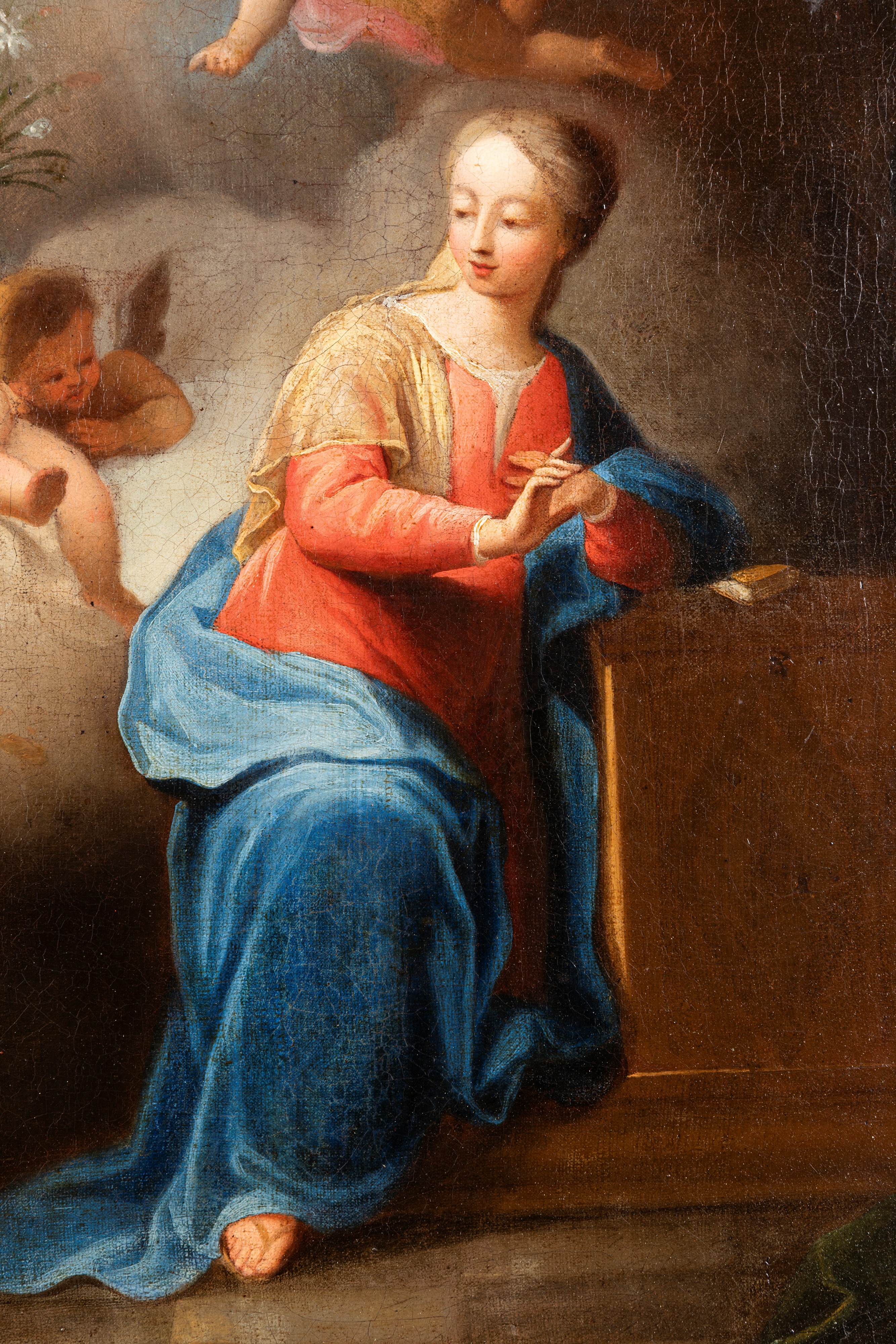 Giuseppe Antonio Luchi, Detto il Diecimino - Giuseppe Antonio Luchi, Annunciazione, olio su tela