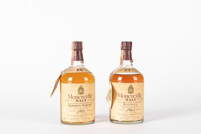 Moncreiffe Balmenach-Glenlivet 15 YO 1971 e Bladnoch 21 YO 1965, Selezione Moncreiffe (2 BT)