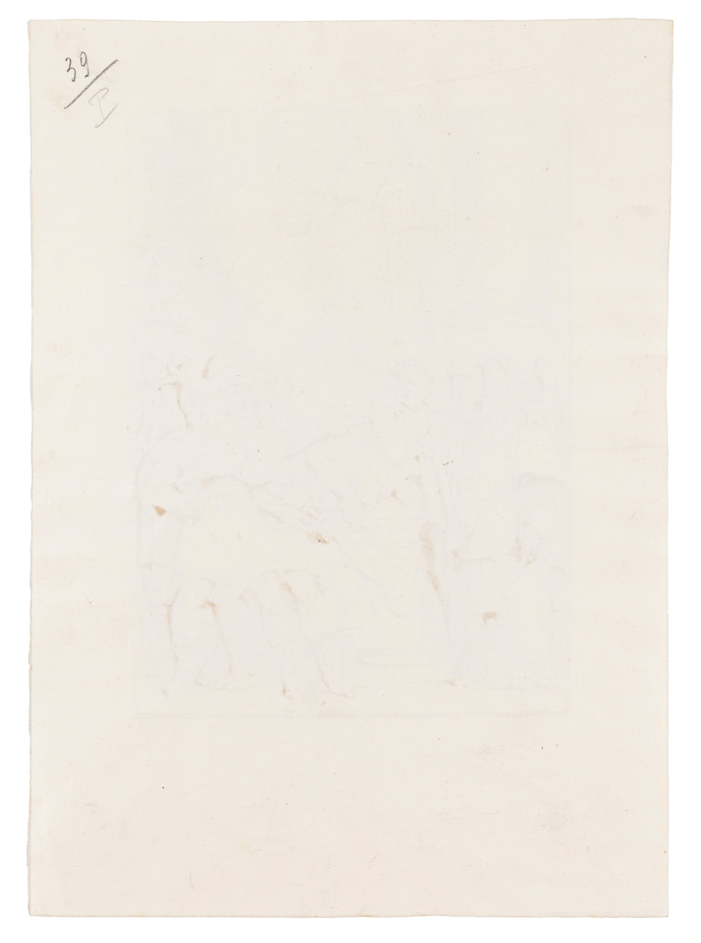 Francesco Coghetti - Studio per scena storica in un interno; Scena di storia romana davanti all'a...