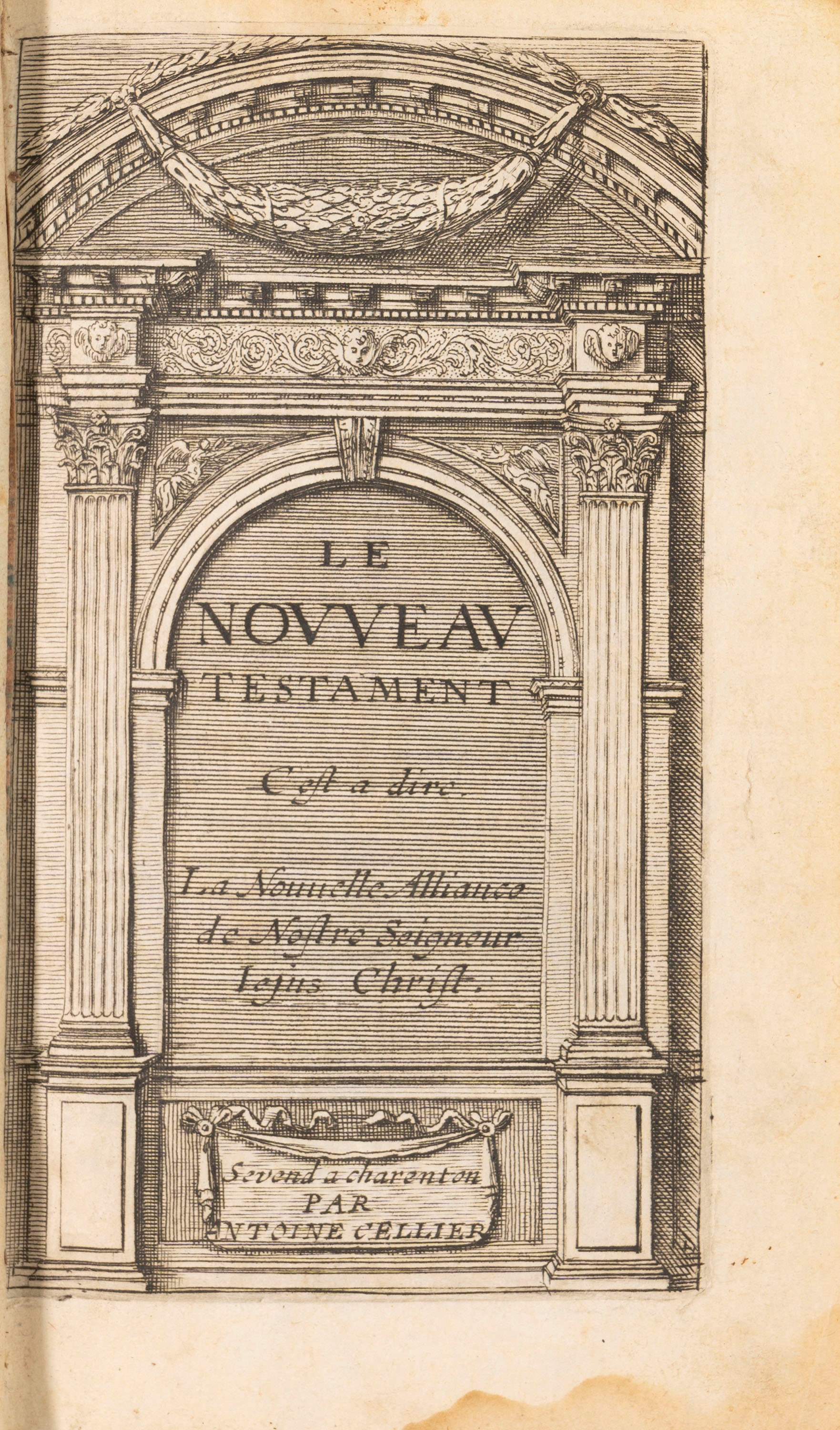 Cellier, Le nouveau Testament - Le Pseaumes de David, 1664