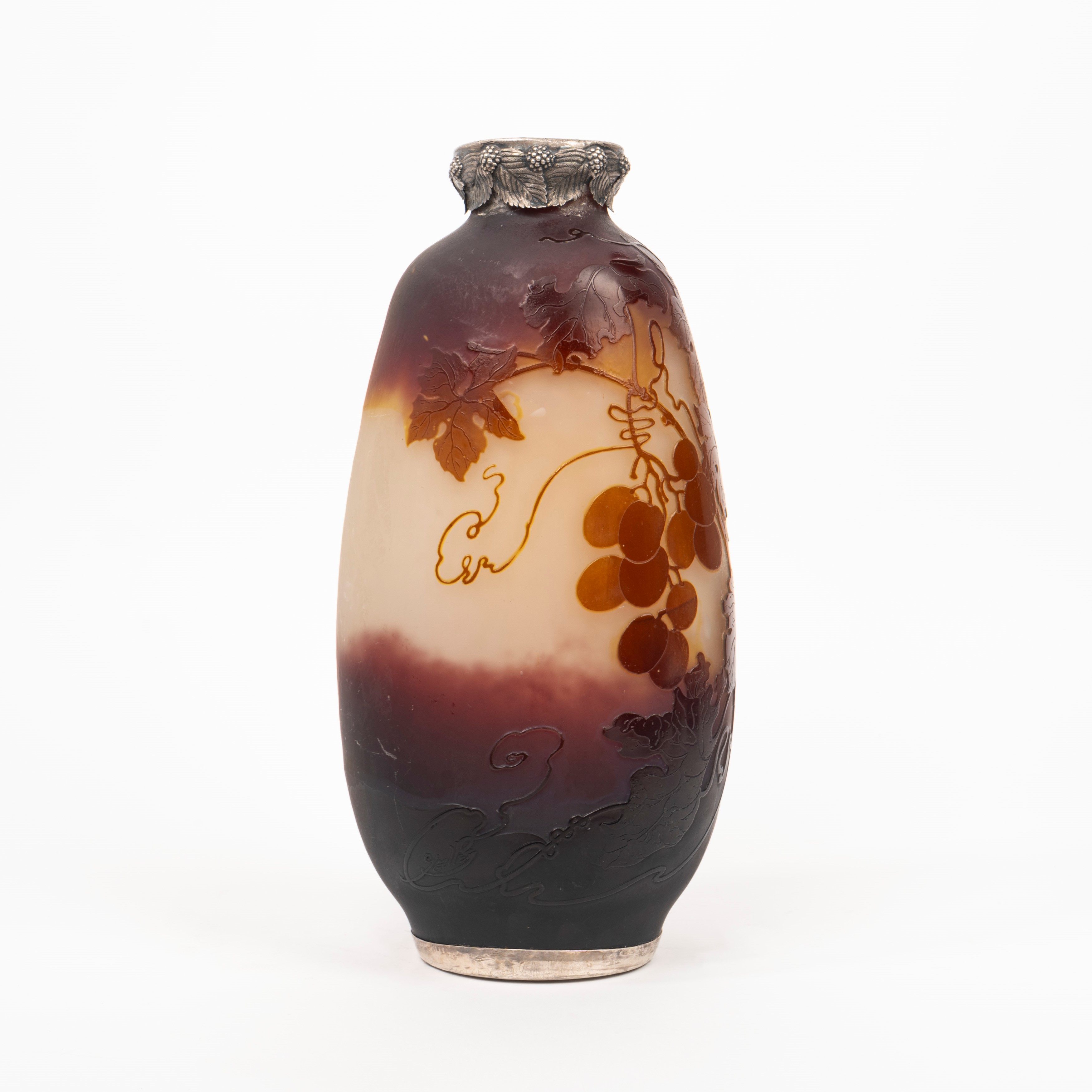 Gallè - Vaso in Pasta Vitrea, Fine Secolo XIX - Inizi Secolo XX