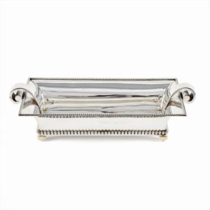 Centrotavola, Italia XX secolo in argento