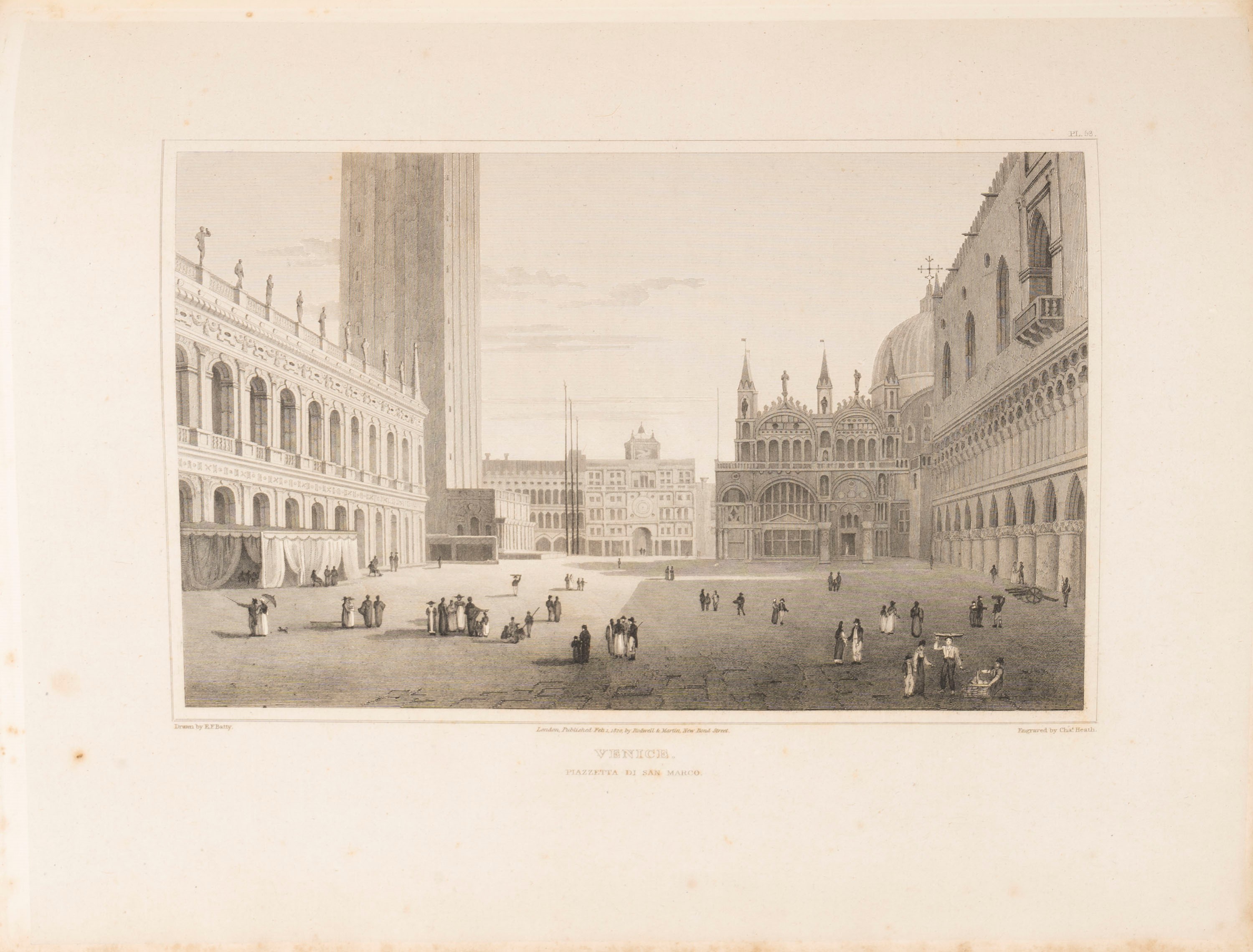 Batty, Elizabeth Frances - Italian Scenery From Drawings Made in 1817