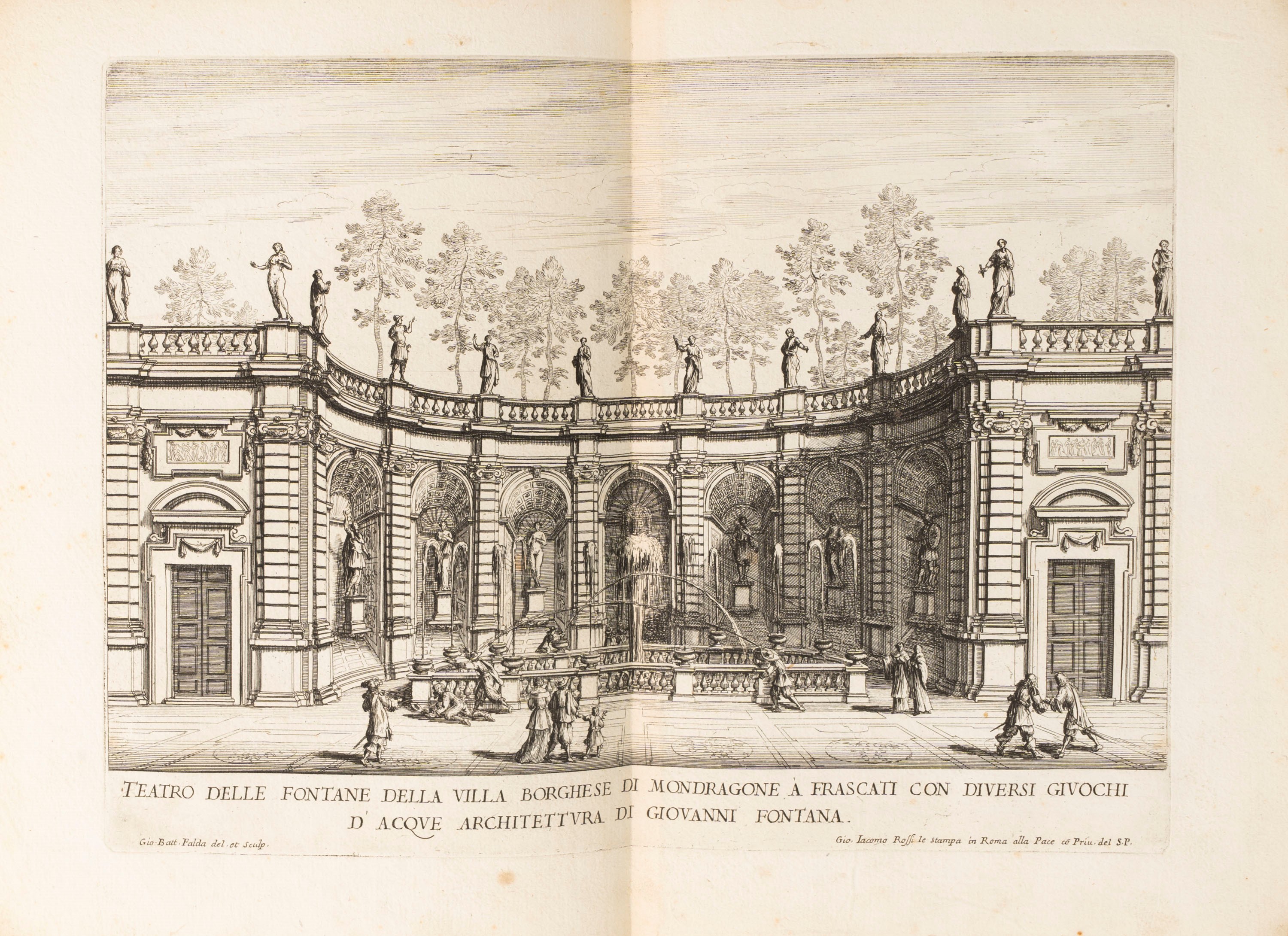 Giovanni Battista Maggi - Nuova Racolta di Fontane che Si Vedano Nell'alma Città di Roma Tivoli e...