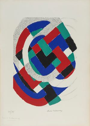 Delaunay Sonia - Untitled (Sheet from Unesco)