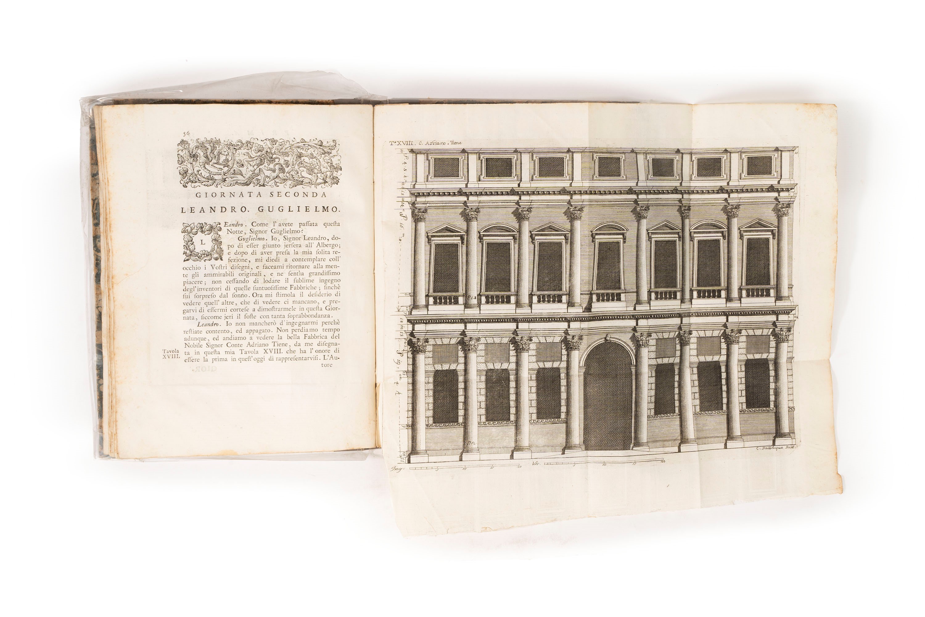 Bertotti Scamozzi, Ottavio - Il Forestiere Istruito delle Cose Più Rare di Architettura e di Alcu...