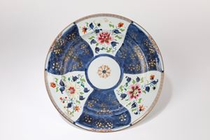 "Powder Blue" porcelain plate