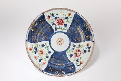 Piatto in Porcellana "powder Blue"