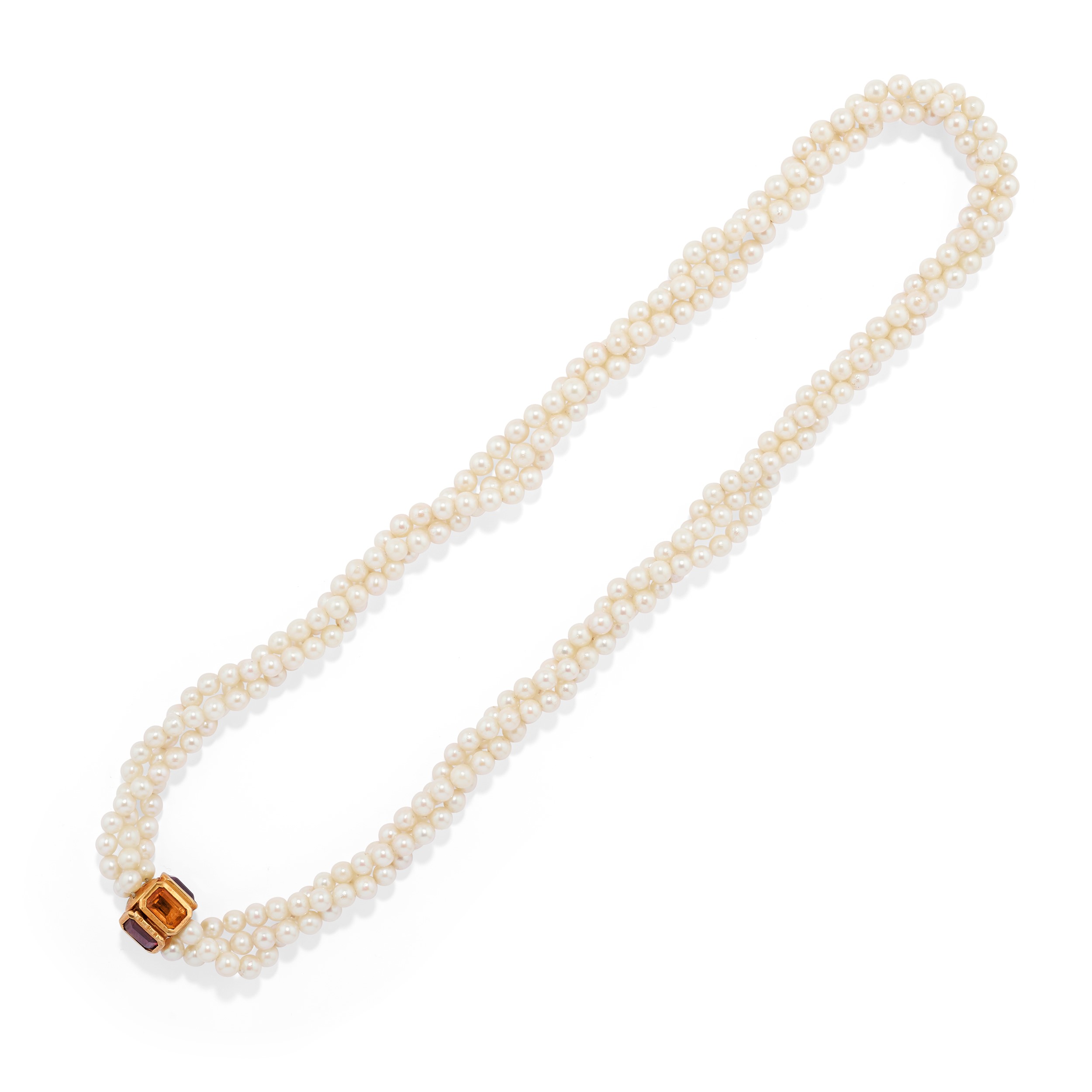 Collana Di Perle D'Acqua Dolce Coltivate Akoya – 20 Pollici – Perle Rosa Naturali 8-9 Mm – Regalo