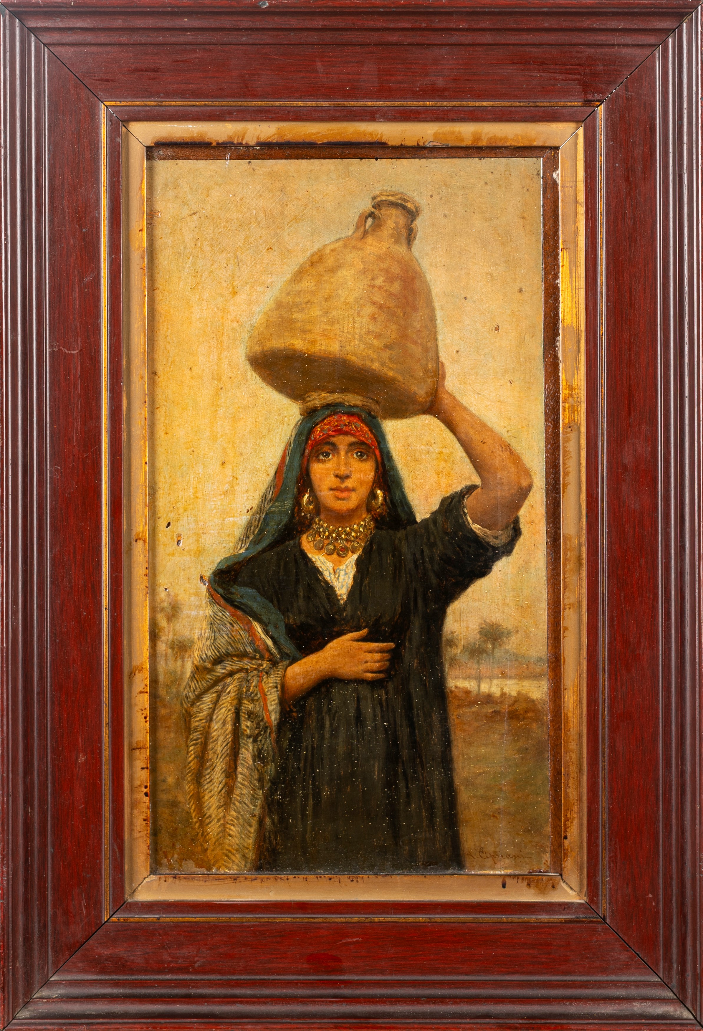 Nazzareno Cipriani - Fanciulla Araba con Conca