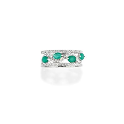Anello con Smeraldi