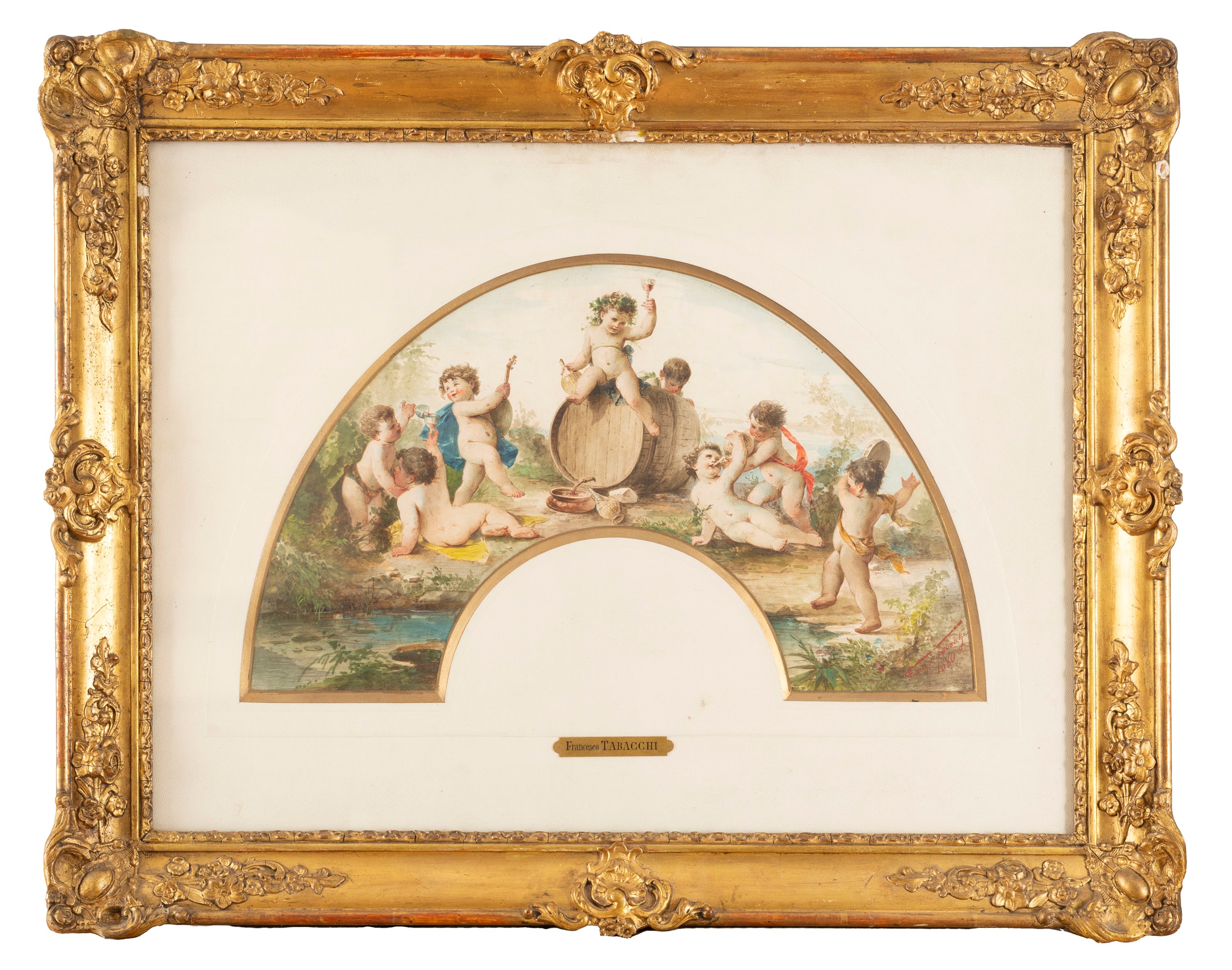 Francesco Tabacchi (attivo nel Secolo XIX) - Trionfo di Bacco Bambino