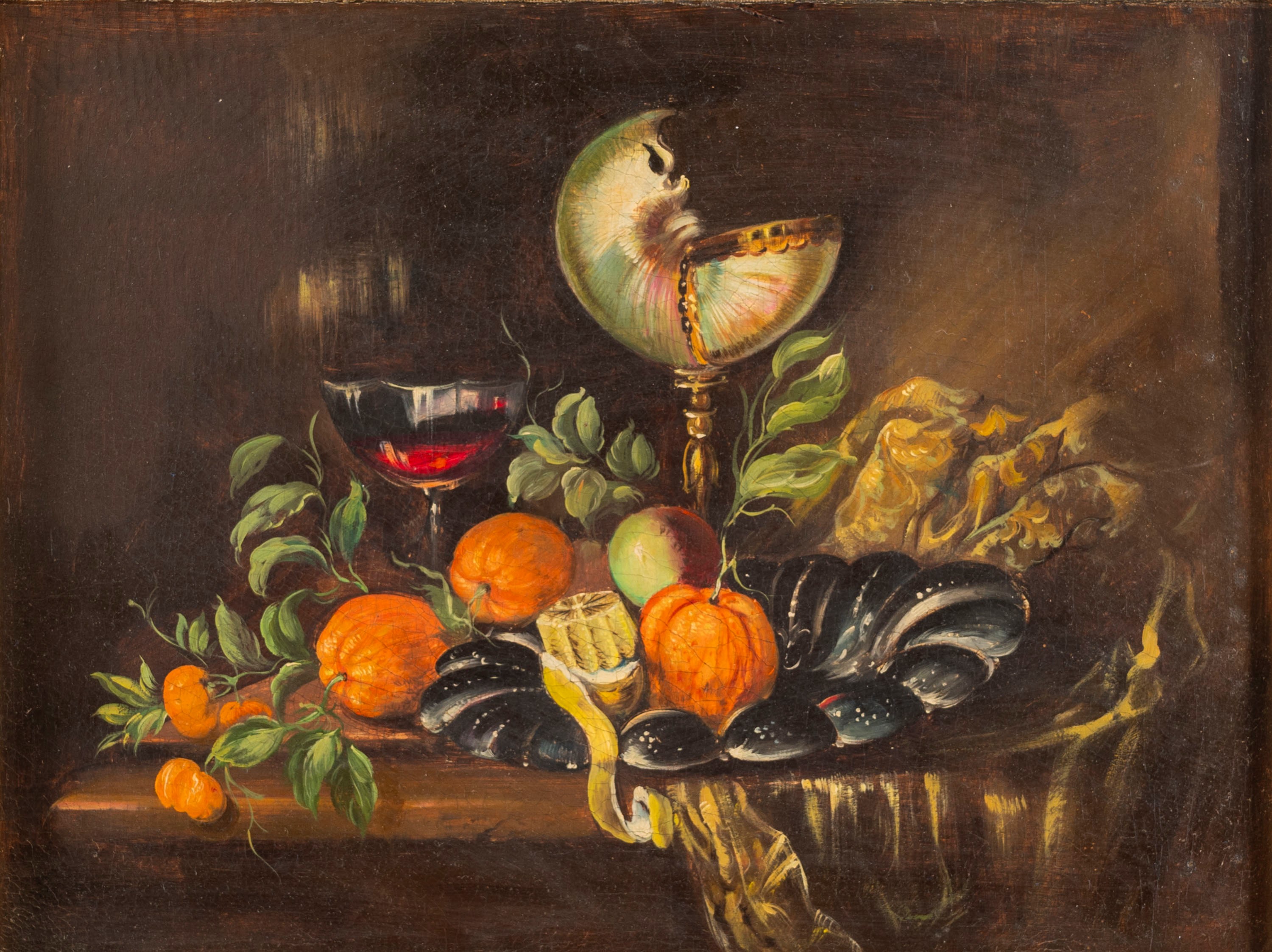 Quattro dipinti raffiguranti nature morte