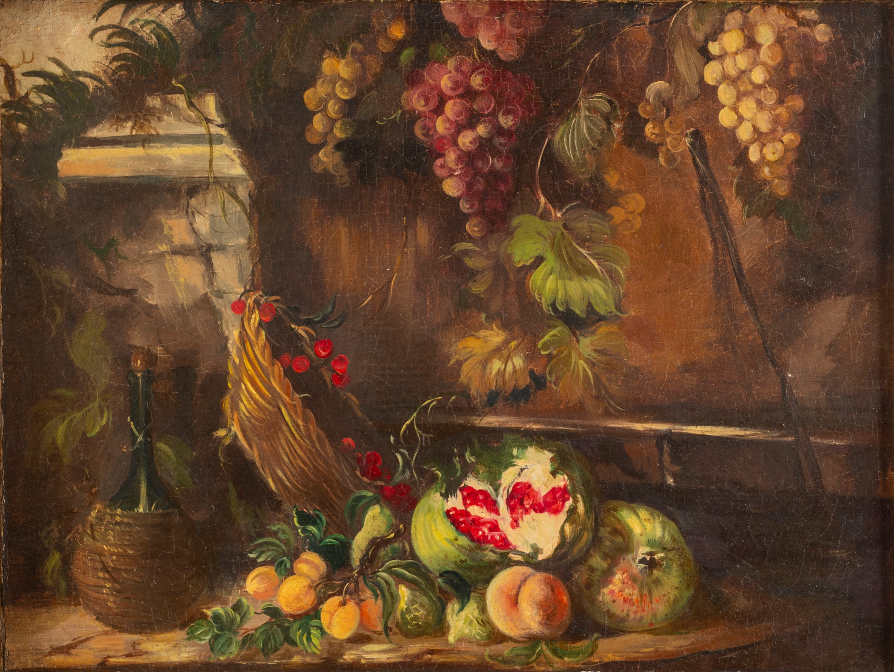 Maniera di Abraham Brueghel - Quattro Dipinti Raffiguranti Nature Morte