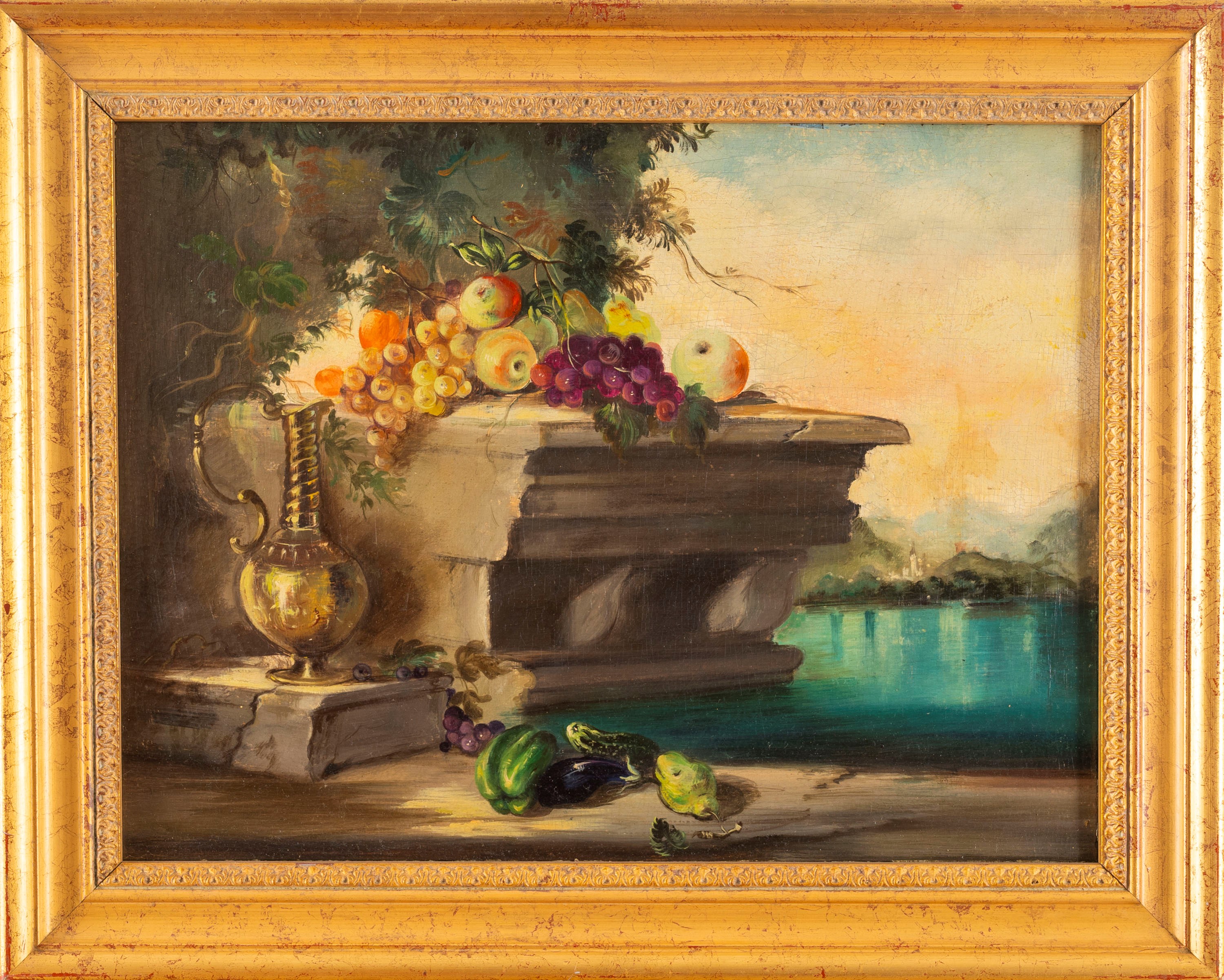 Maniera di Abraham Brueghel - Quattro Dipinti Raffiguranti Nature Morte
