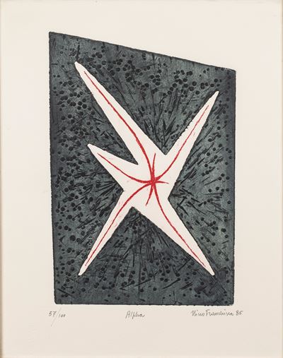 Alpha, calcografia a colori, es. 57/100