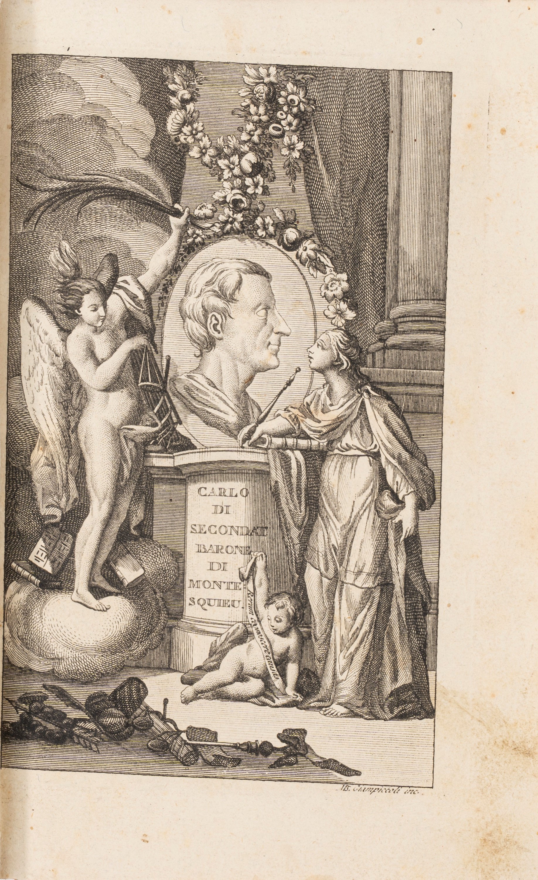 Charles-louis De Secondat Montesquieu - Spirito delle Leggi con le Note Dell'abate Antonio Genove...
